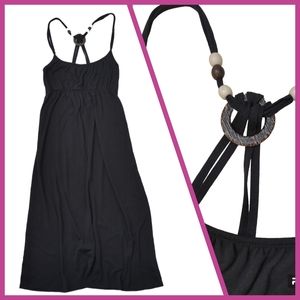 Old Navy Strappy Dress, Empire waist, beaded straps, beach cover up, XS, stretch